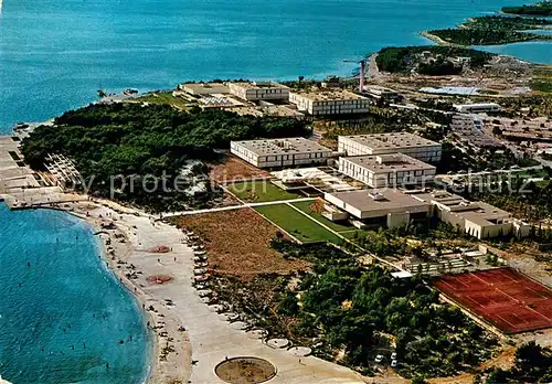 Sibenik Fliegeraufnahme Hotel Solaris Tennis Strand Sibenik