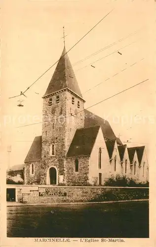 AK / Ansichtskarte Marcinelle Eglise St Martin Marcinelle