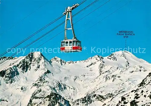 AK / Ansichtskarte Seilbahn Schnalstaler Gletscherbahn Val Senales  Seilbahn