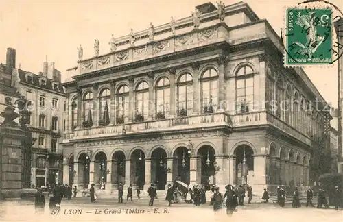 AK / Ansichtskarte Lyon_France Grand Theatre Lyon France