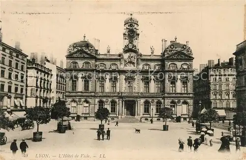 AK / Ansichtskarte Lyon_France Hotel de Ville Lyon France