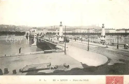 AK / Ansichtskarte Lyon_France Pont du Midi Lyon France