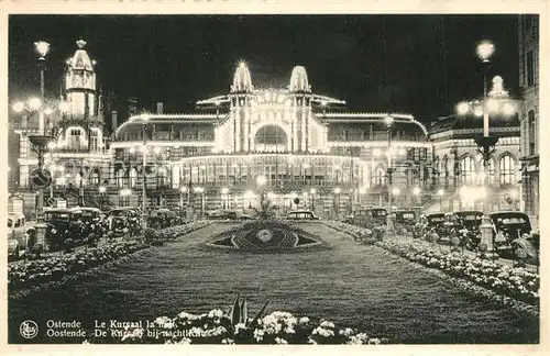 AK / Ansichtskarte Ostende_Oostende Le Kursaal la nuit 