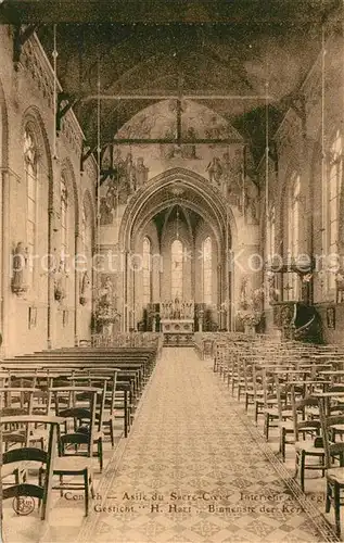 AK / Ansichtskarte Contich Asile du Sacre Coeur Interieur de l Eglise Contich