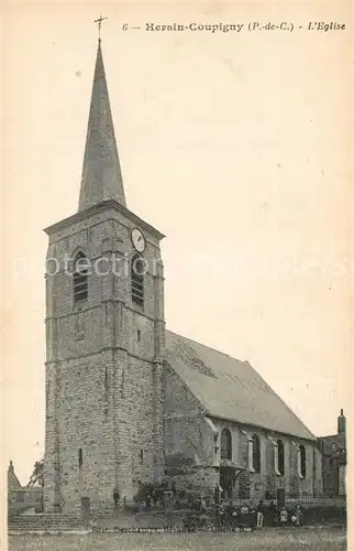 AK / Ansichtskarte Hersin Coupigny Eglise Hersin Coupigny