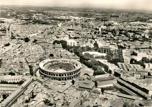 AK / Ansichtskarte Nimes Fliegeraufnahme Nimes