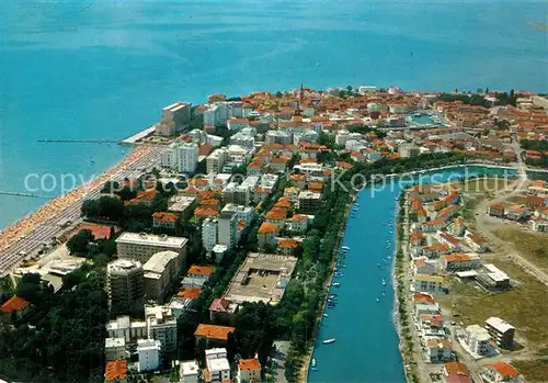 Grado_Gorizia Fliegeraufnahme mit Strand  Grado Gorizia