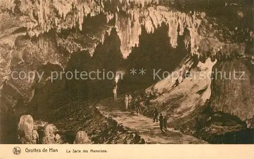 AK / Ansichtskarte Han_Namur Grottes de Han La Salle des Mamelons Han_Namur