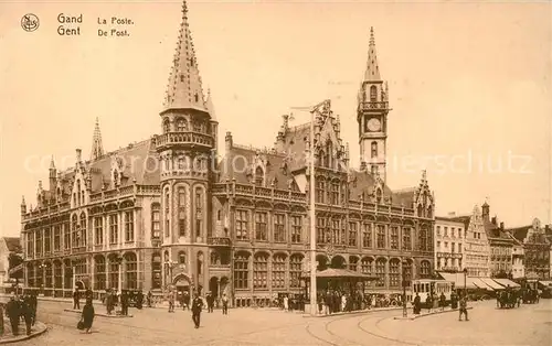 AK / Ansichtskarte Gand_Belgien La Poste Gand Belgien