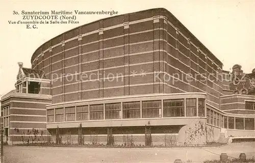 AK / Ansichtskarte Zuydcoote Sanatorium Maritime Vancauwenberghe Zuydcoote