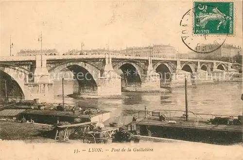 Lyon_France Pont de la Guillotiere Lyon France