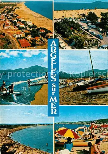 Argeles sur Mer Divers aspects Plage Montagnes Argeles sur Mer