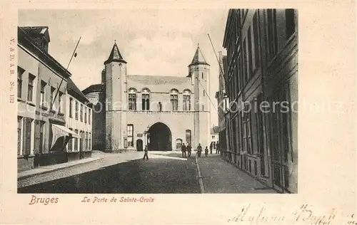 Bruges_Brugge_Flandre La Porte de Sainte Croix 