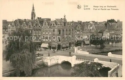 Lier Hooge brug en Vischmarkt Lier