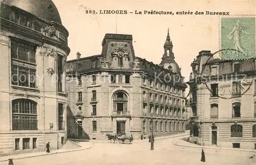 Limoges_Haute_Vienne La Prefecture entree des Bureaux Limoges_Haute_Vienne