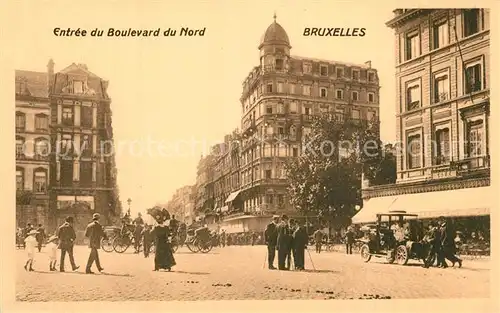 Bruxelles_Bruessel Entree du Boulevard du Nord Bruxelles_Bruessel