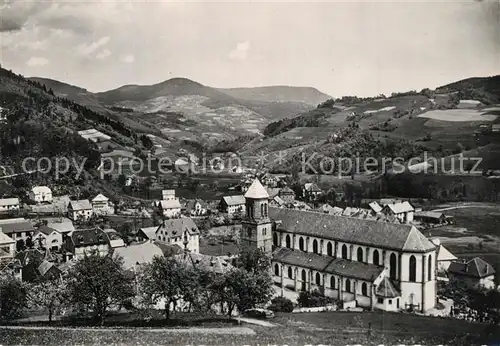 Orbey_Haut_Rhin Panorama Eglise Orbey_Haut_Rhin