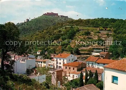 Le_Perthus Vista parcial desde Los Limites al fondo Castillo de Bellagarde Le_Perthus