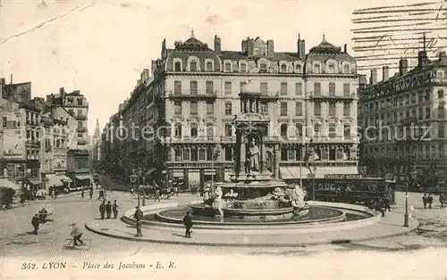 Lyon_France Place des Jacobins Lyon France