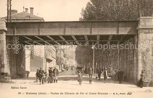 Voiron Viaduc du Chemin de Fer et Cours Senozan Voiron