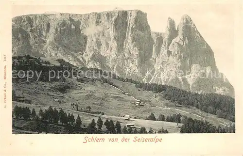 Schlern Seiseralpe Schlern