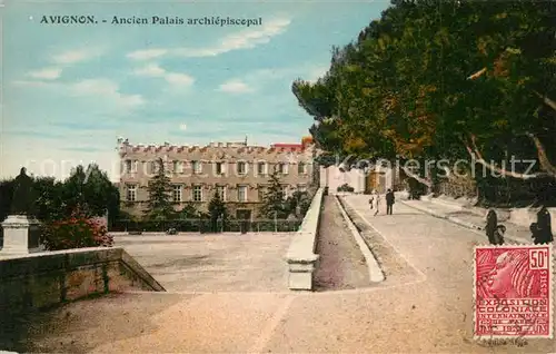 Avignon_Vaucluse Ancien Palais archiepiscopal Avignon Vaucluse