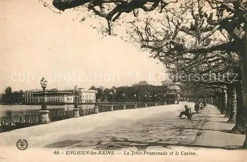 Enghien les Bains La Jetee Promenade et le Casino Enghien les Bains