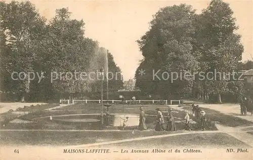 Maisons Laffitte Les Avenues Albine et du Chateau Maisons Laffitte