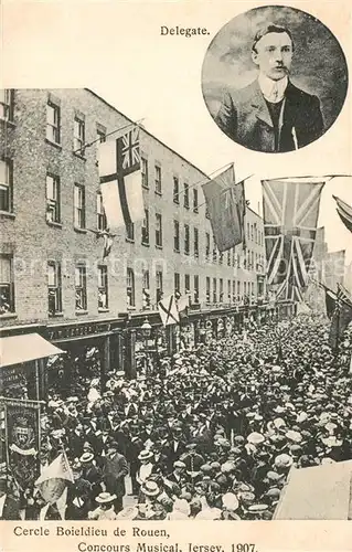 Jersey_United Kingdom Cercle Boieldieu de Rouen Concours Musical Jersey 1907 Jersey United Kingdom