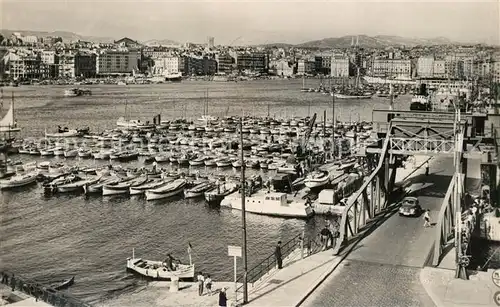 Marseille_Bouches du Rhone Vue generale du vieux port Marseille