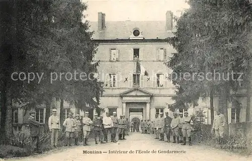 Moulins_Allier Interieure de lEcole de Gendarmerie Moulins Allier