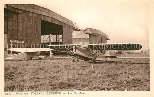 Orly Aerodrome dOrly Villeneuve Les Baptemes Orly