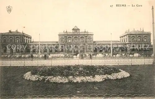 Reims_Champagne_Ardenne La Gare Bahnhof Reims_Champagne_Ardenne