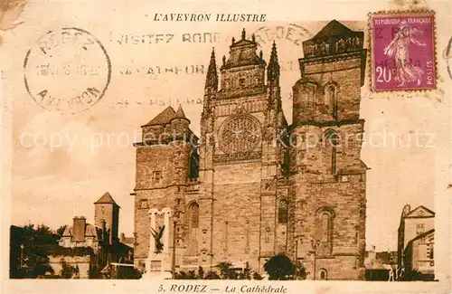 Rodez La Cathedrale Rodez