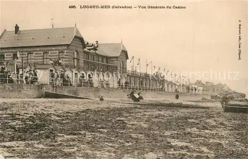 Luc sur Mer La plage et le casino Luc sur Mer