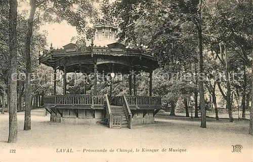 Laval_Mayenne Promenade de Change Kiosque de Musique Laval Mayenne