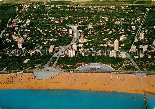 Lignano_Pineta Die Spirale Fliegeraufnahme Lignano Pineta