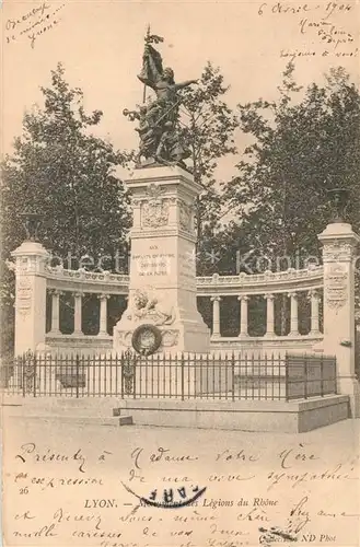 Lyon_France Monument des Legions du Rhone Lyon France