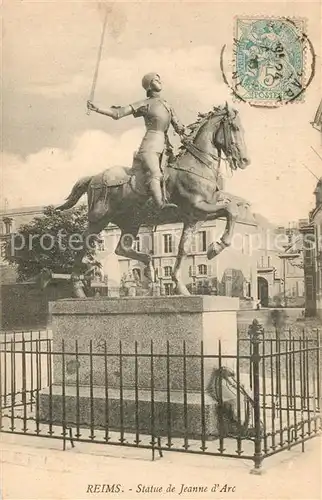 Reims_Champagne_Ardenne Statue de Jeanne d Arc Reims_Champagne_Ardenne