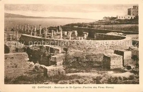 Carthage_Karthago Basilique de Saint Cyprien Ruinenstaette Antike Staette Carthage Karthago