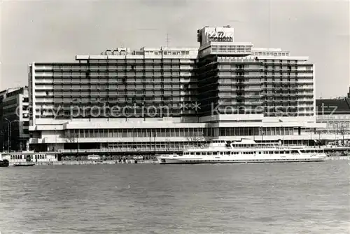 Budapest Hotel Duna Inter Continental Donau Fahrgastschiff Budapest