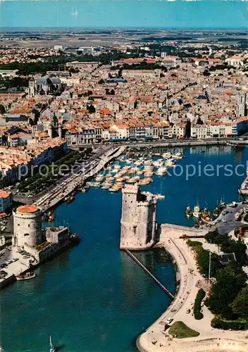 La_Rochelle_Charente Maritime Port Tour de la Chaine Tour Saint Nicolas vue aerienne La_Rochelle