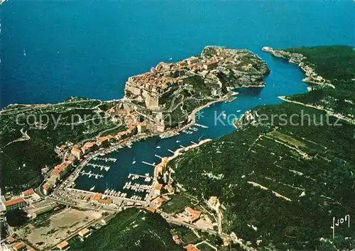 Bonifacio_Corse_du_Sud Port de Plaisance et le Goulet vue aerienne Bonifacio_Corse_du_Sud