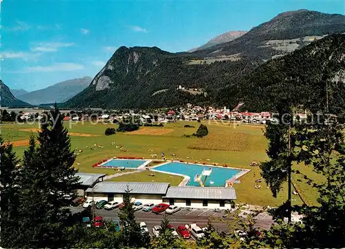 Oberdrauburg_Kaernten Panorama Freibad Drautal Alpen Oberdrauburg Kaernten