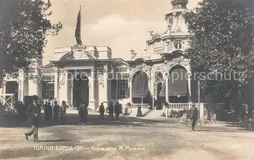 Torino Esposizione Padiglione della R. Marina Torino