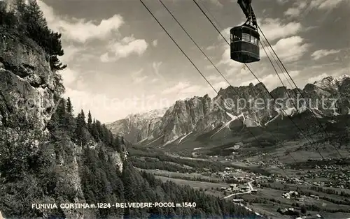 Cortina_d_Ampezzo Funivia Seilbahn Belvedere Pocol Cortina_d_Ampezzo