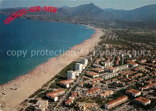 Argeles sur Mer Plage du Racou vue aerienne Argeles sur Mer