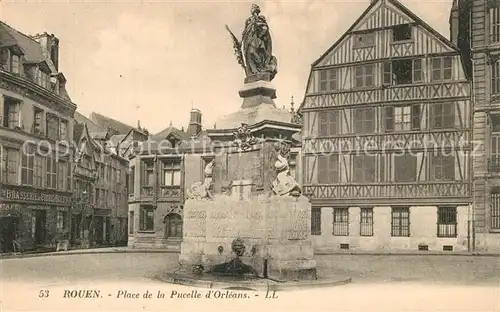 Rouen Plac de la Pucelle d`Orleans Rouen