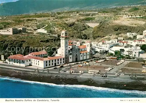 Candelaria Basilica Nuestra Senora de Candelaria vista aerea Candelaria