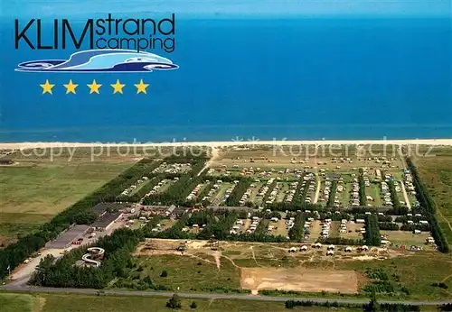 Fjerritslev Klim Strand Camping Fliegeraufnahme Fjerritslev